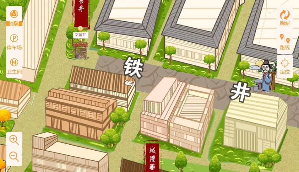 子洲智慧景区：手绘地图与语音导览的完美融合