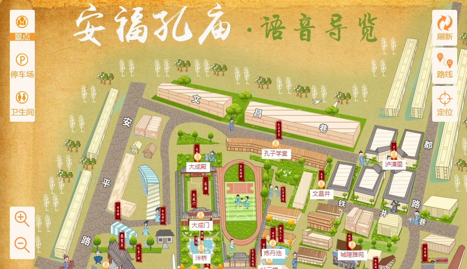子洲手绘地图：智慧景区智能化服务的延伸